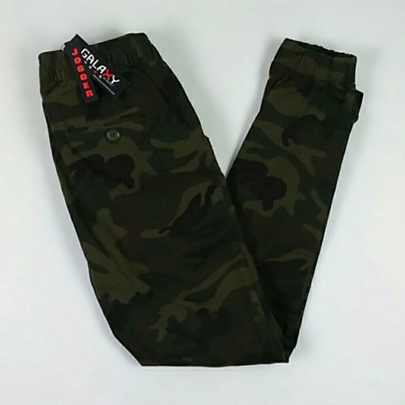 Galaxy by Harvic Other - Men's Camouflage Joggers Small Slim Fit (G03E)